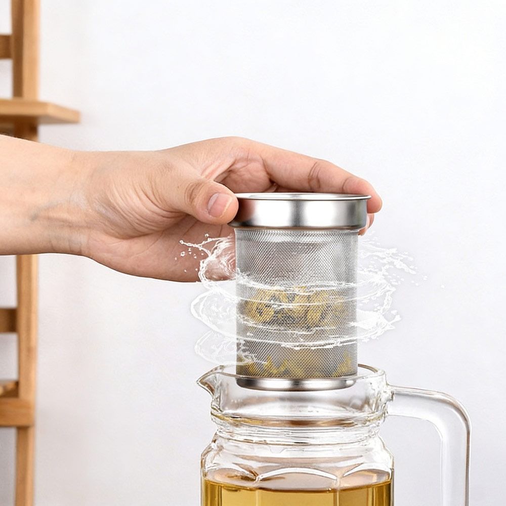 Coffee Tea Replacement - Edelstahl-Teesieb Wiederverwendbarer Filter Ersatz-Tee-Infuser Multifunktionaler Extra