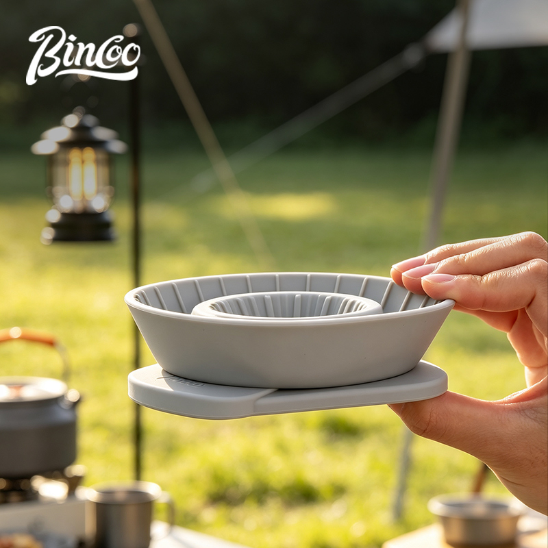 Coffee Dripper V60 - BINCOO Tragbarer V60 Pour-Over-Filter für Camping