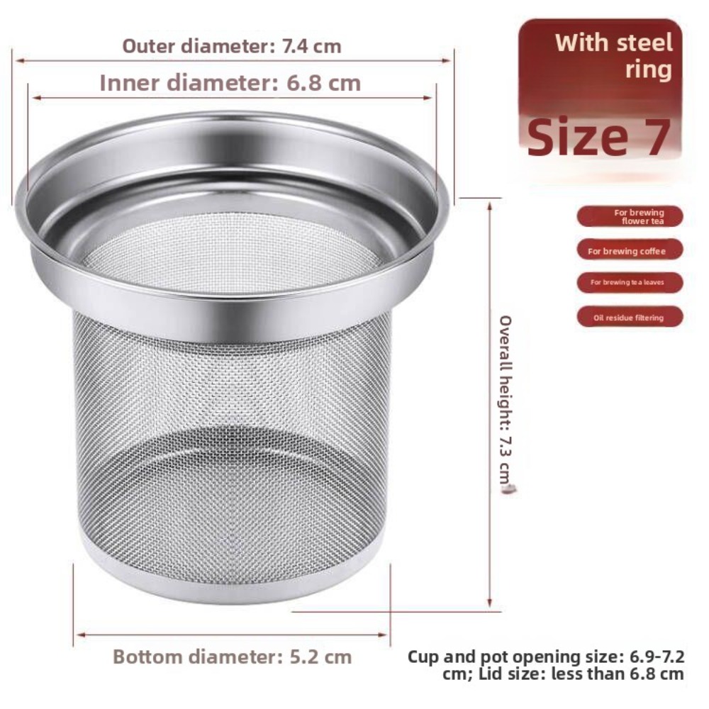 Coffee Tea Replacement - Neues Teesieb aus Edelstahl, multifunktional, wiederverwendbar,