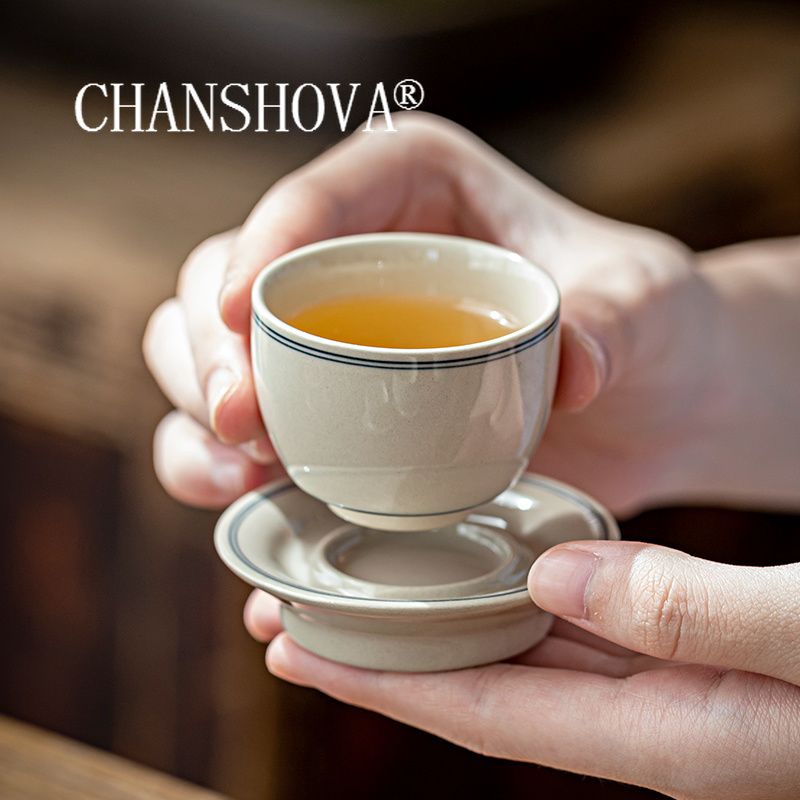 Coffee Tea Pictures - CHANSHOVA-Teetasse und Untertasse aus Keramik im
