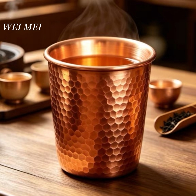 Coffee Tea Pictures - Handgefertigte Kupfer-Frühstückskaffeetasse, Water Mule 350 ml