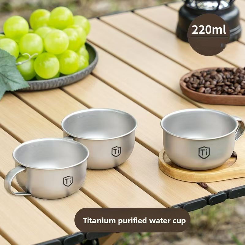 Coffee Tea Equipment - MINI Camping-Wasserbecher Tragbarer Tee- und Kaffeebecher