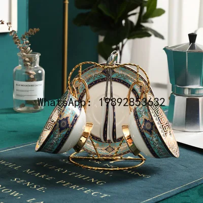 Coffee Tea & Espresso Appliances - b20Luxuriöses Bone China Kaffeeservice Europäisches Porzellan