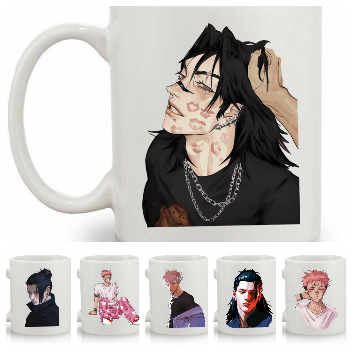 Good Coffee Tea - Keramikbecher mit Jjk Satoru Gojo Anime-Muster