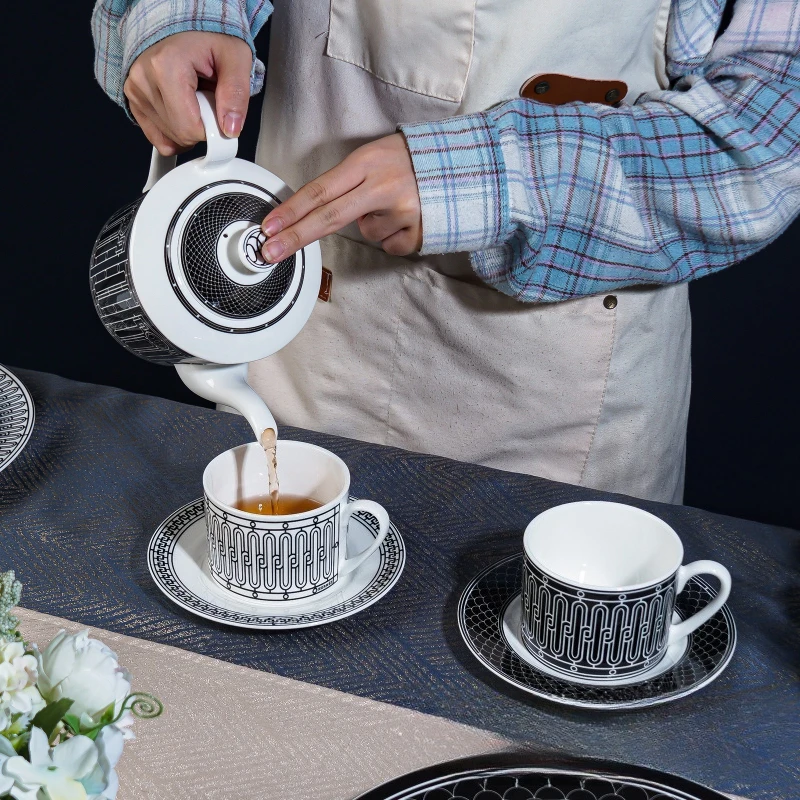 Coffee Tea Pictures - Einfaches Teeservice im europäischen Stil, Keramik-Kaffeetasse,
