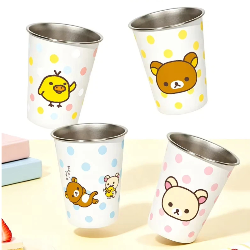 Good Coffee Tea - Kawaii Rilakkuma Kiiroitori Edelstahlbecher Cartoon Trend