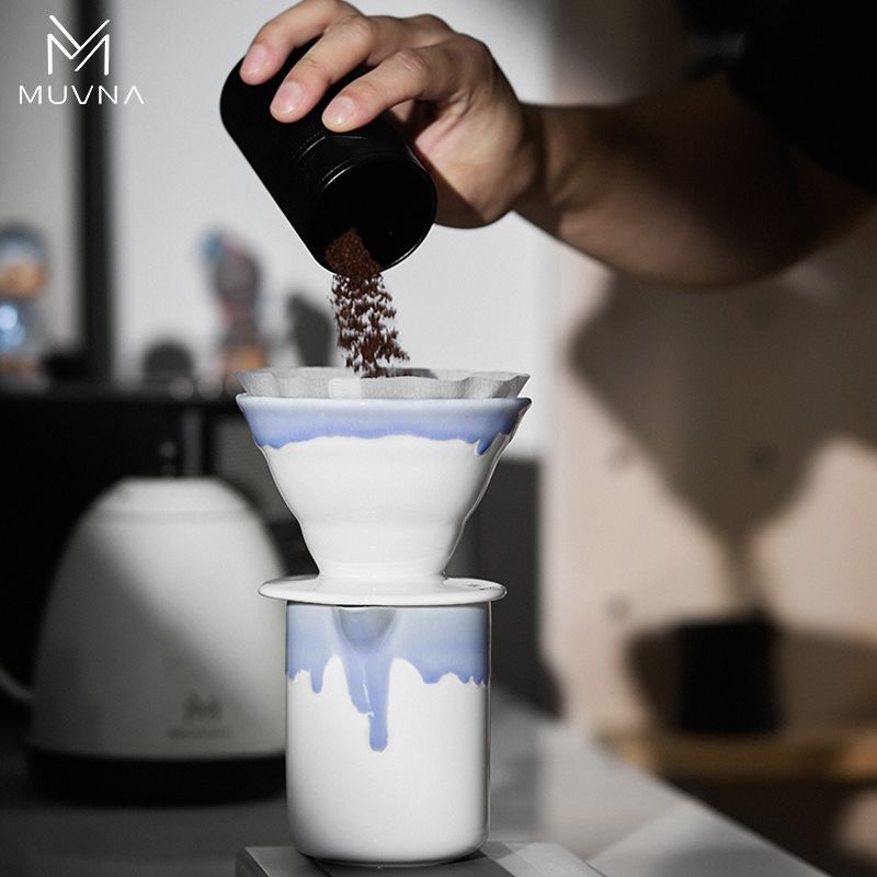 Coffee Dripper V60 - MUVNA Many Manny Porzellan V60 Pour-Over