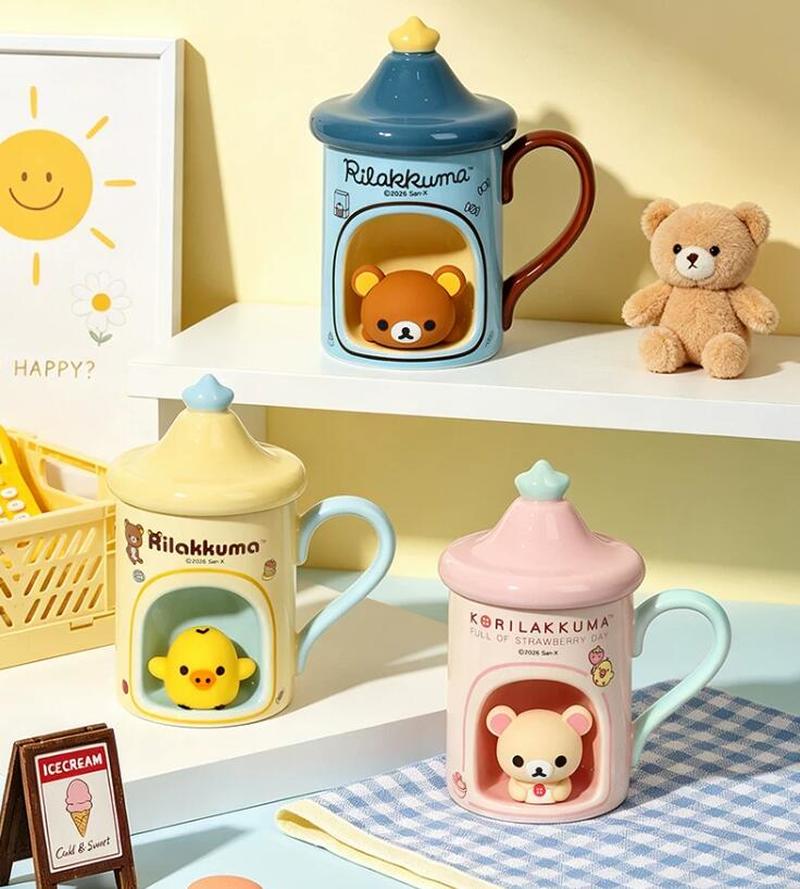 Good Coffee Tea - Auf Lager: Tasse mit Deckel, niedliche