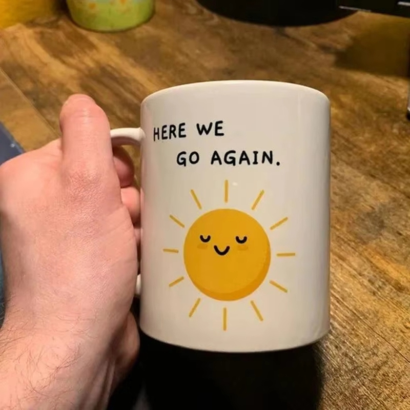 Coffee Tea Good Morning - Kaffeetasse, lustig, sarkastisch, lustig, Keramik-Teetasse, Guten
