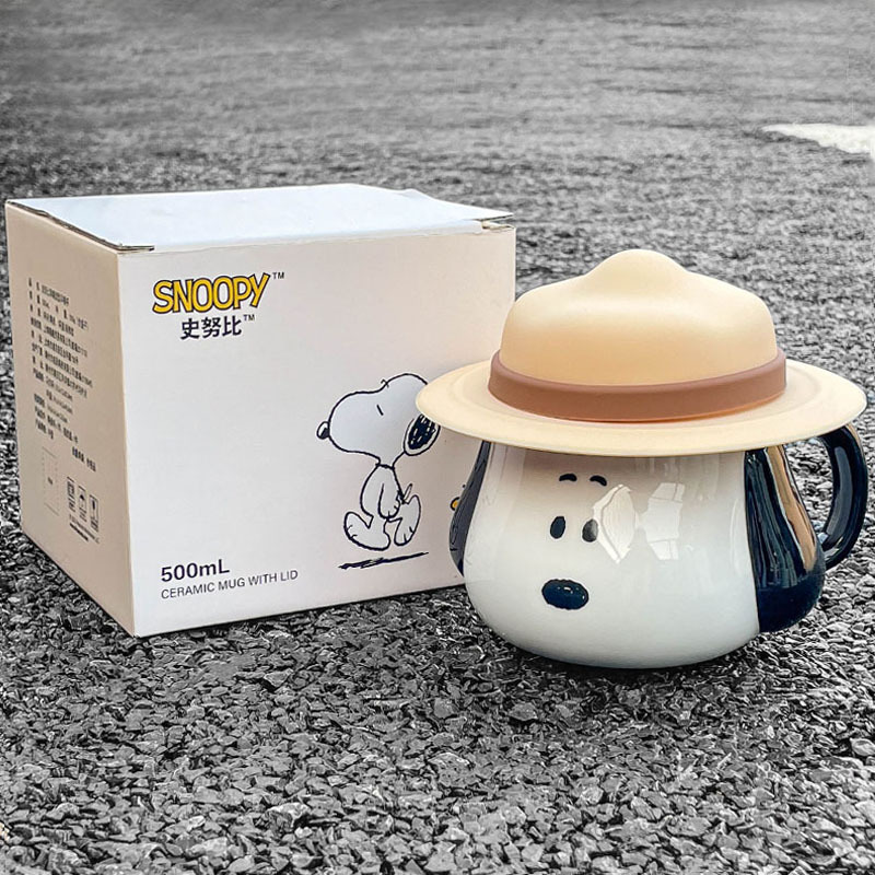 Good Coffee Tea - Snoopy Keramikbecher Kawaii Cartoon Anime Kaffeetasse