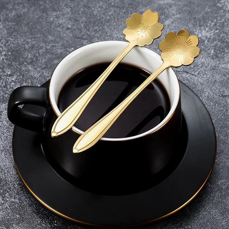 Edelstahl Kirsche Blume Gold S – Coffee Tea Replacement Bewertung und Preis