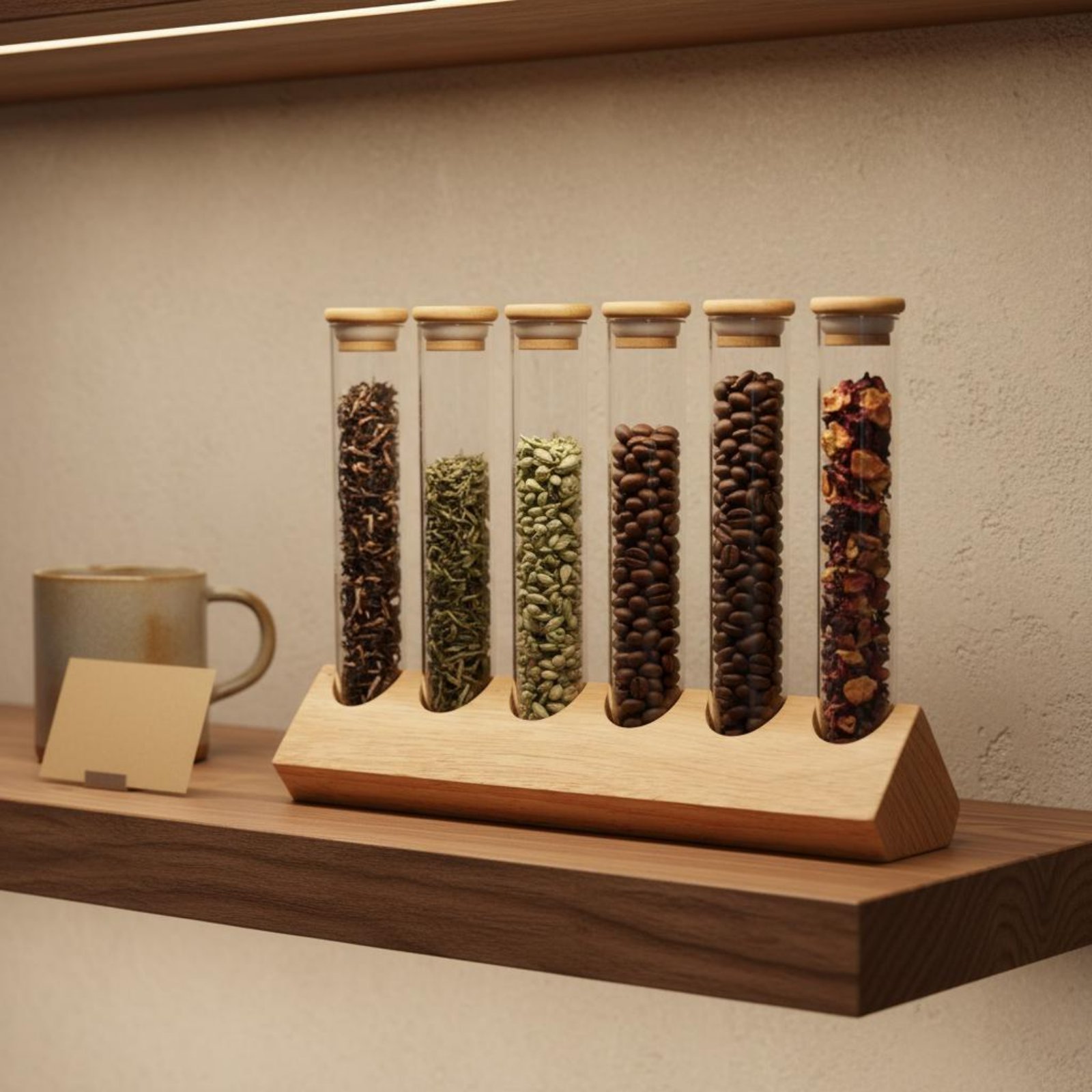 Glasröhrchen-Behälter-Set mit  – Coffee Bean Bewertung und Preis