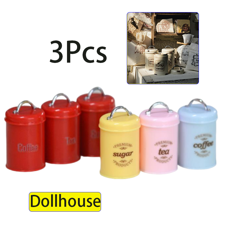 3Pcs Miniatur Puppenhaus Mini  – Coffee Tea & Espresso Appliances Bewertung und Preis