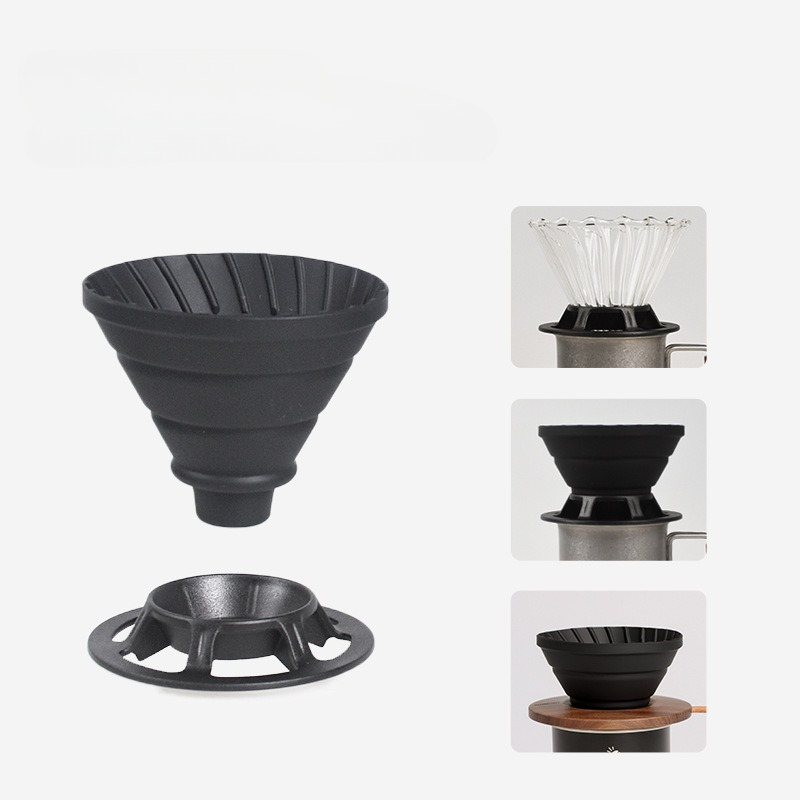 Tragbarer faltbarer Silikon-Ka – Coffee Dripper V60 Bewertung und Preis