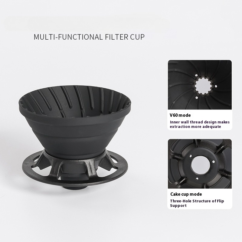 Tragbarer faltbarer Silikon-Ka – Coffee Dripper V60 Bewertung und Preis