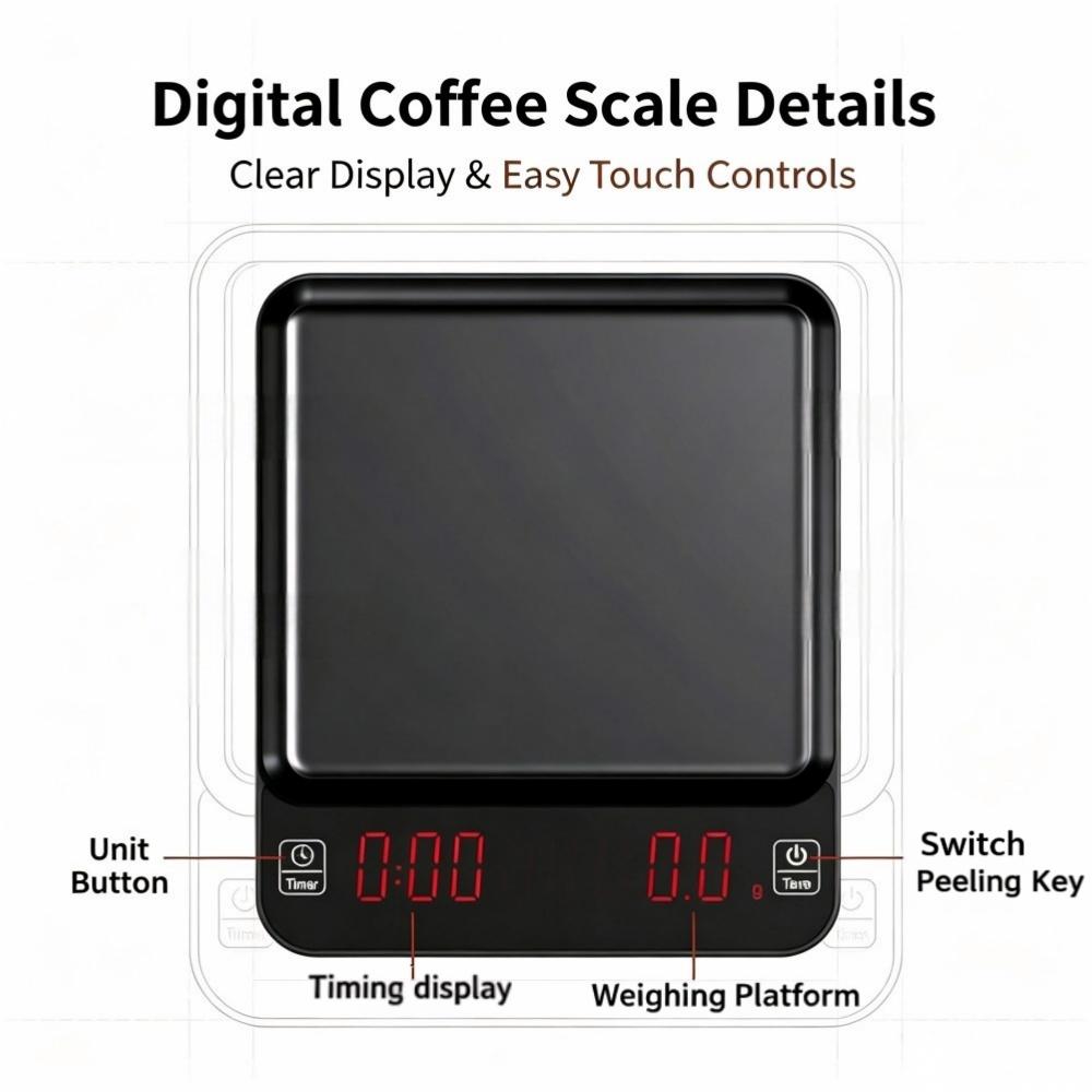 3kg/0,1g Hochpräzise Digitale  – Coffee & Tea Garden Lincoln Menu Bewertung und Preis