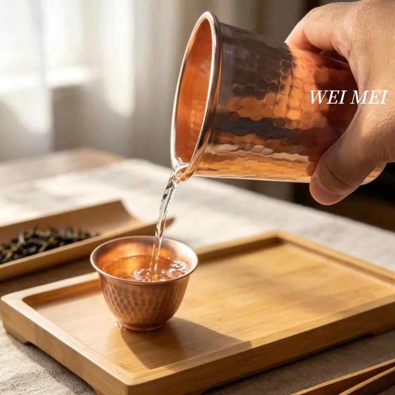 Handgefertigte Kupfer-Frühstüc – Coffee Tea Pictures Bewertung und Preis