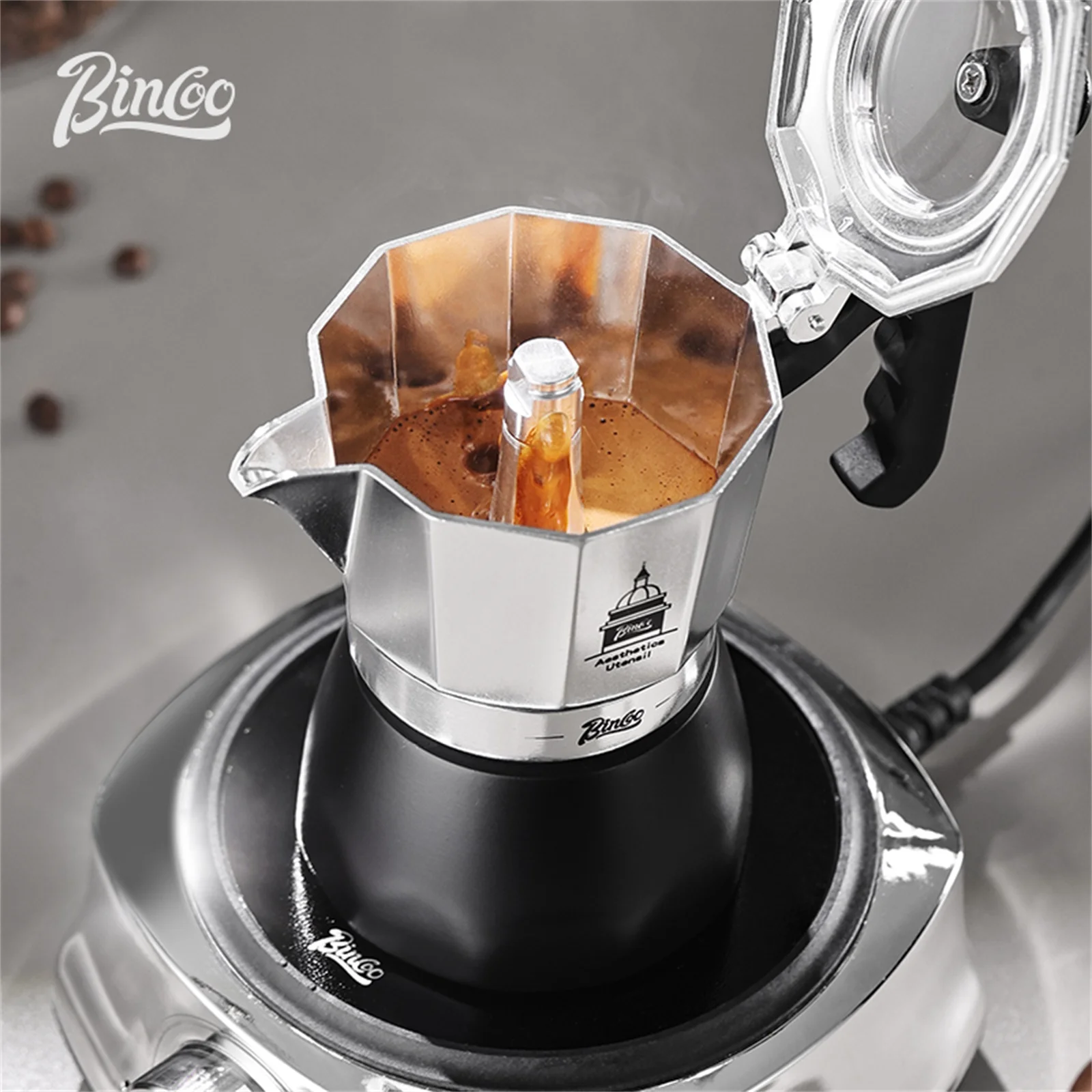 BINCOO Doppelventil-Moka-Topf, – Coffee Tea Chocolate Bewertung und Preis