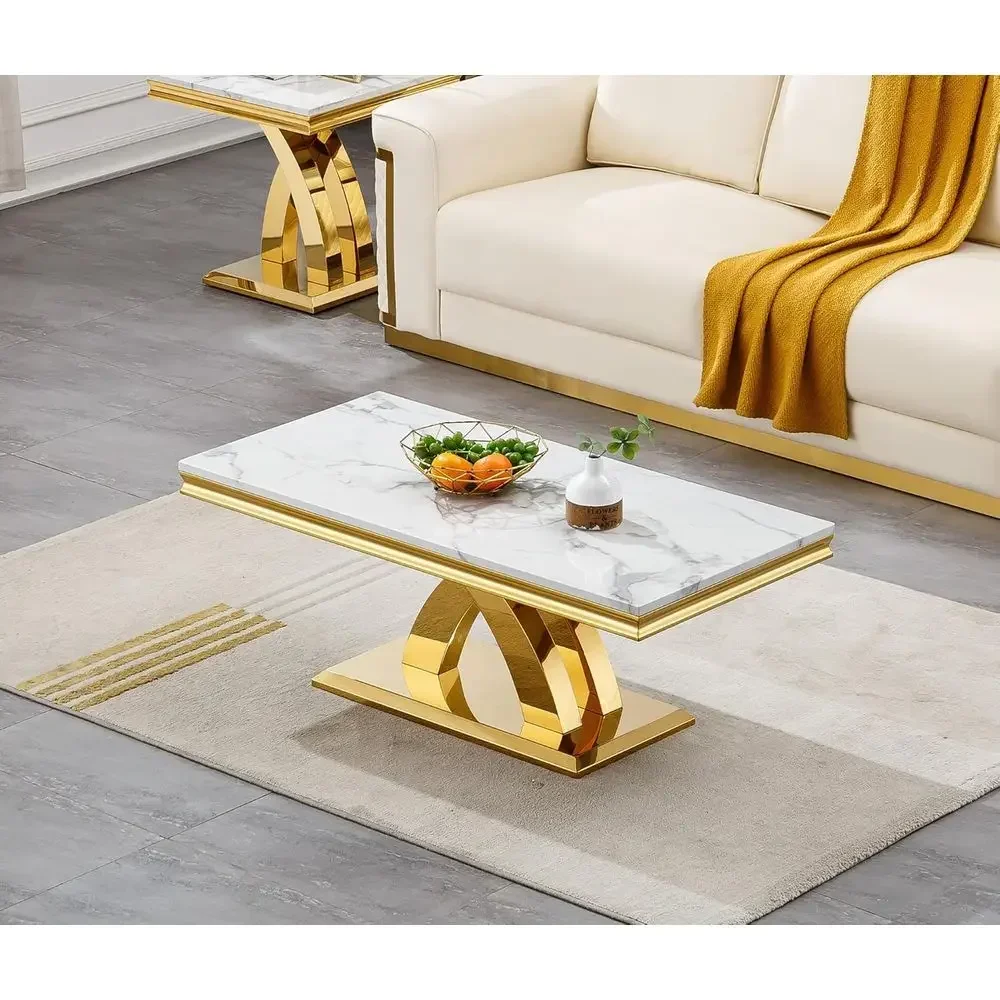 Luxuriöser Weißer Marmor-Couch – Coffee Tea Or Bewertung und Preis