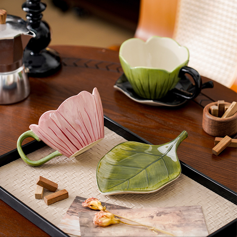Unregelmäßige handbemalte Kaff – Coffee Tea And Leaf Bewertung und Preis