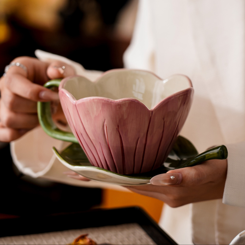 Unregelmäßige handbemalte Kaff – Coffee Tea And Leaf Bewertung und Preis