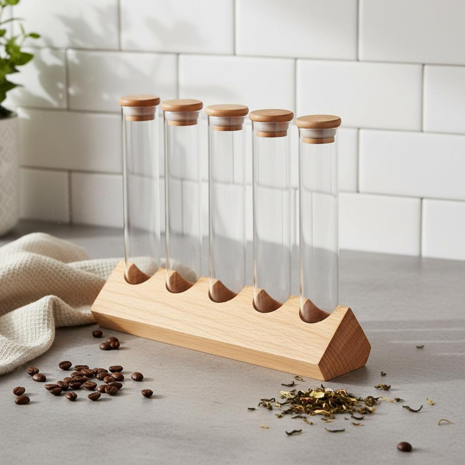 Glasröhren-Behälterset mit Hol – Coffee Bean Bewertung und Preis