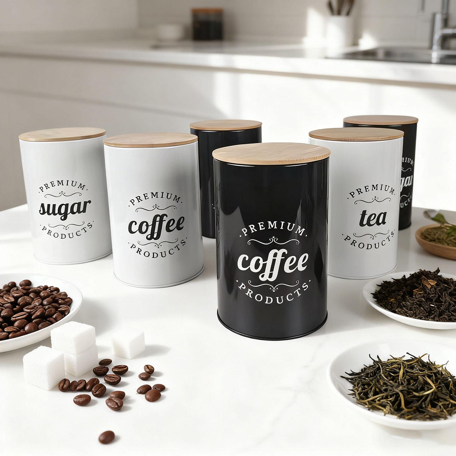 Kaffee-, Tee- und Zuckerbehält – Coffee Tea Sugar Container Set Bewertung und Preis