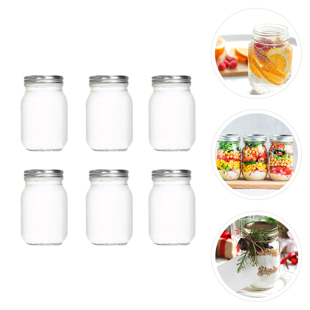 6 Stück Transparente Runde Gla – Coffee Tea Jars Bewertung und Preis