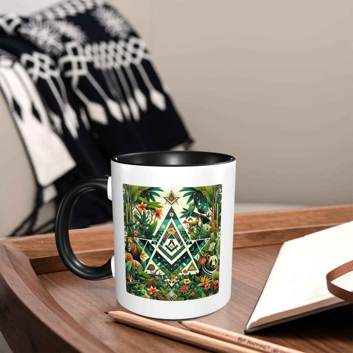 Geometrischer Dschungel Freima – Tea And Coffee Fusion Bewertung und Preis