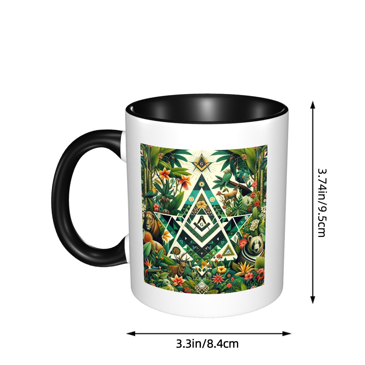 Geometrischer Dschungel Freima – Tea And Coffee Fusion Bewertung und Preis