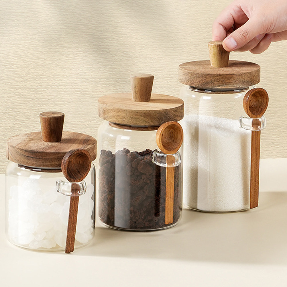 Transparenter Glas-Lebensmitte – Coffee Tea Jars Bewertung und Preis