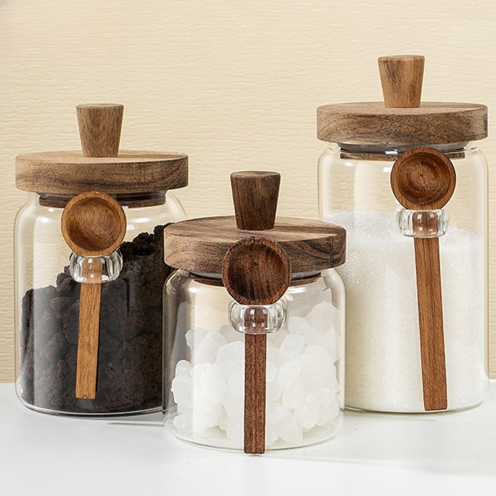 Transparenter Glas-Lebensmitte – Coffee Tea Jars Bewertung und Preis