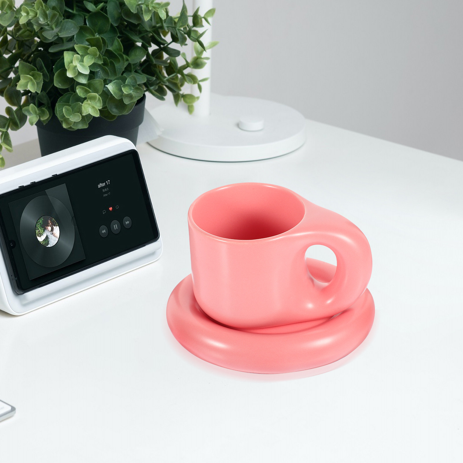 Keramik-Kaffeetassen-Set mit U – Coffee Tea Chocolate Bewertung und Preis