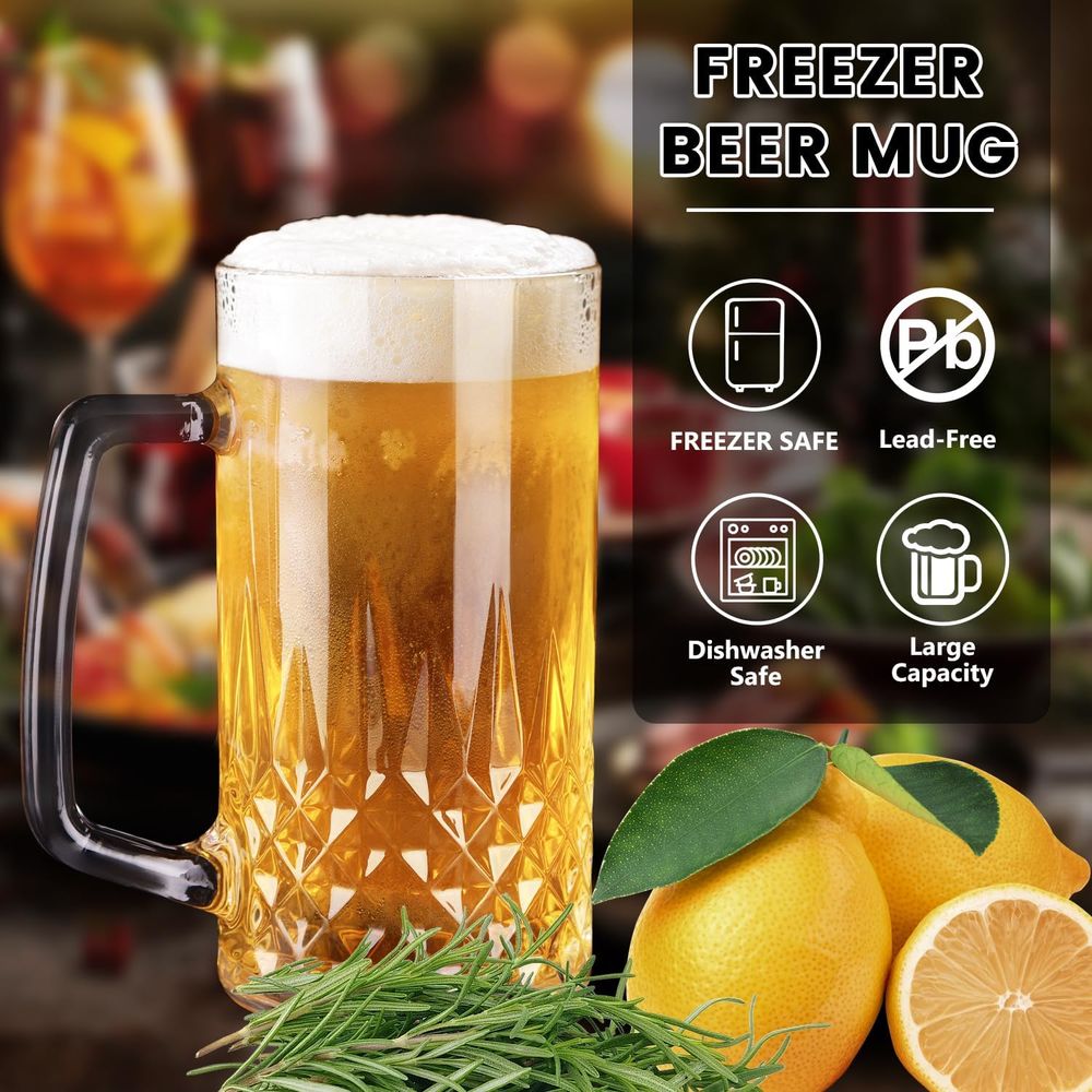 20 oz Schwere Glasbecher-Set m – Coffee Tea Or Bewertung und Preis