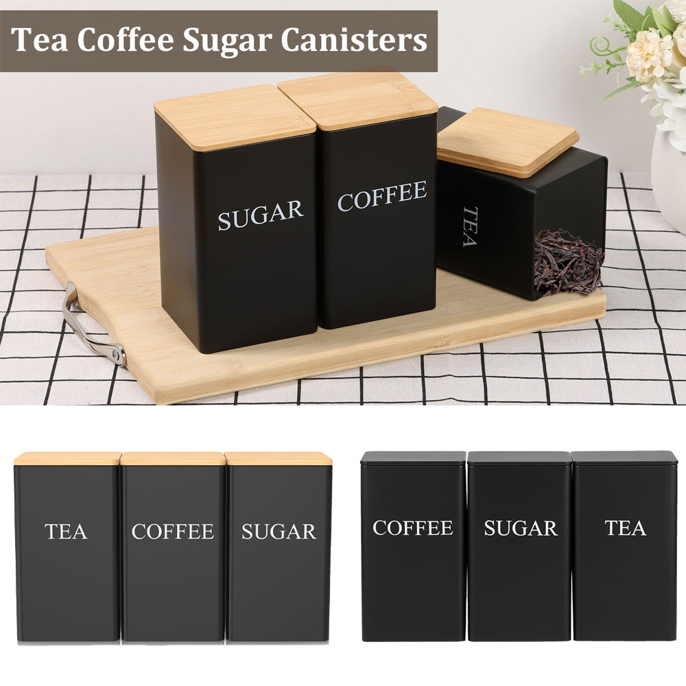 Kaffeebohnen-Vorratsglas aus M – Coffee Tea Sugar Container Set Bewertung und Preis